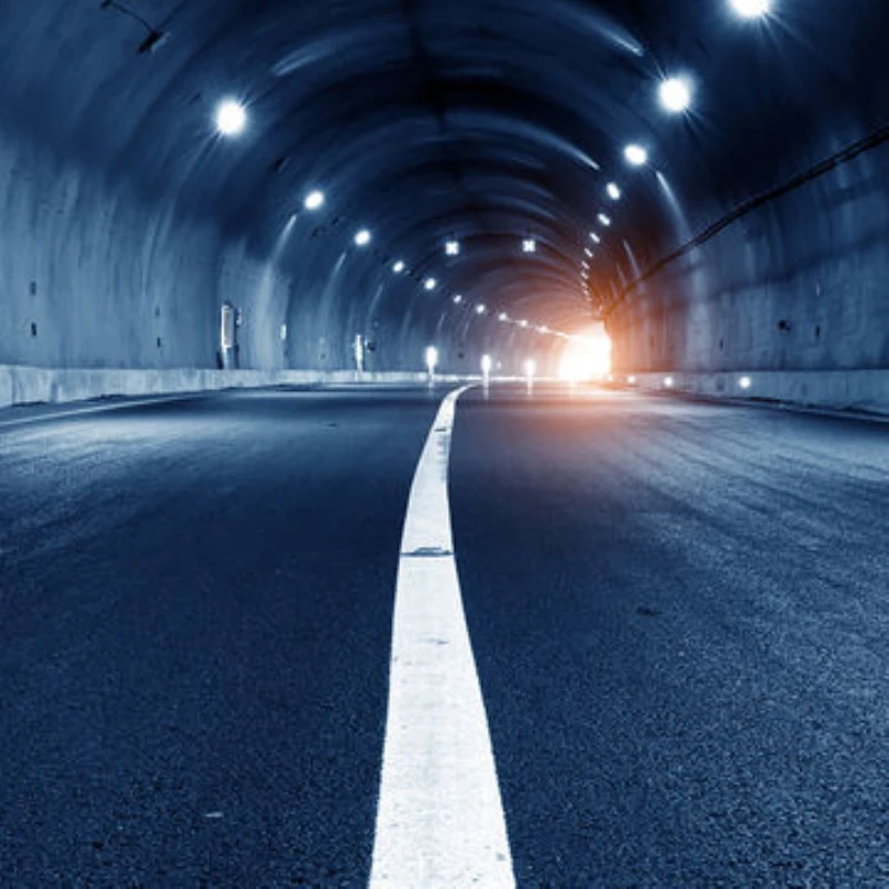 LED Tunnel Lights Aluminium Fin Heat Dissipation IP65 Aluminum Shell Tunnel Lamp Module LED Anti-glare PC Lens