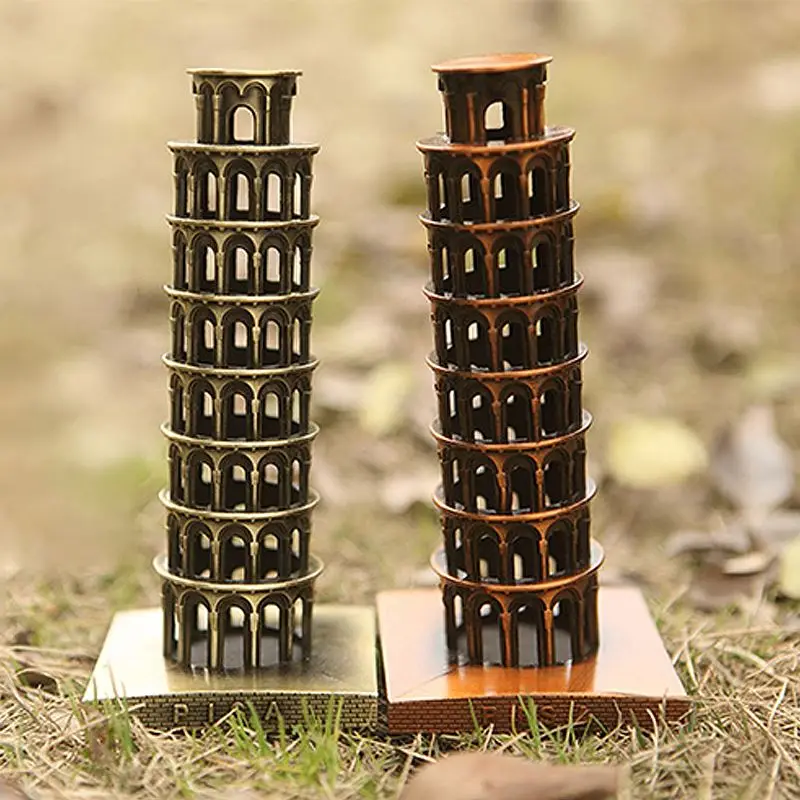 Directly Supplier Customized Silver Towers 3d Model Building Malaysia Souvenir