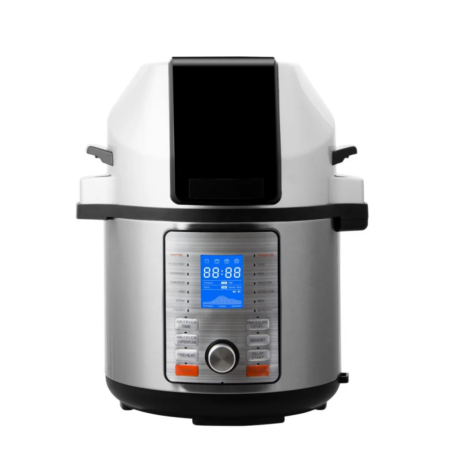 Competitive price Factory Supply 120v 230v 6l  multicooker with air fryermulticooker with air fryer lid