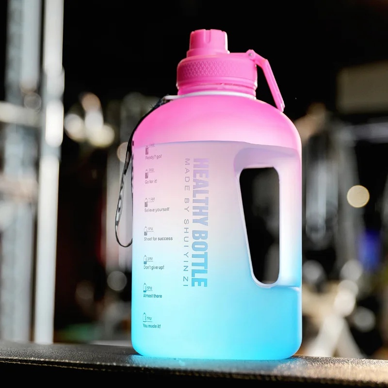 BPA Free Leak-Proof Lightweight Gym/Camping Outdoors Bottle sport with Handle for Boiling Water Drinking