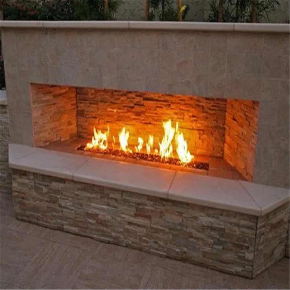 Inno-Fire 18 inch bio fuel fireplace linear  bio ethanol stove