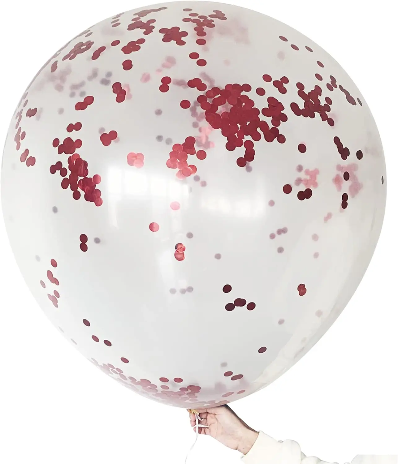 36 Inch Jumbo Confetti Balloons Round Latex Balloons Giant Confetti Balloons for Birthday Wedding Baby Shower Party Decor