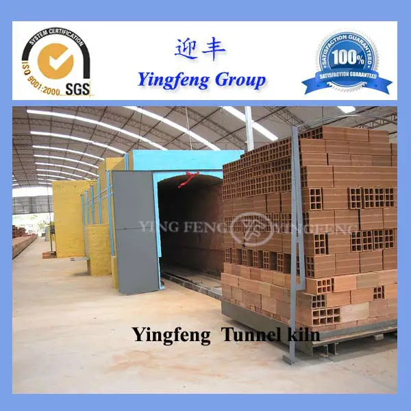 Yingfeng Modern Technology Coal Natural Gas Diesel Full Auto Tunnel Kiln Red Clay Bricks Tunnel Kiln Machine