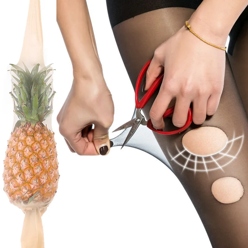 Short-Time Girl Shaping Unbreakable Sheer Pineapple Japanese Pantyhose Tube