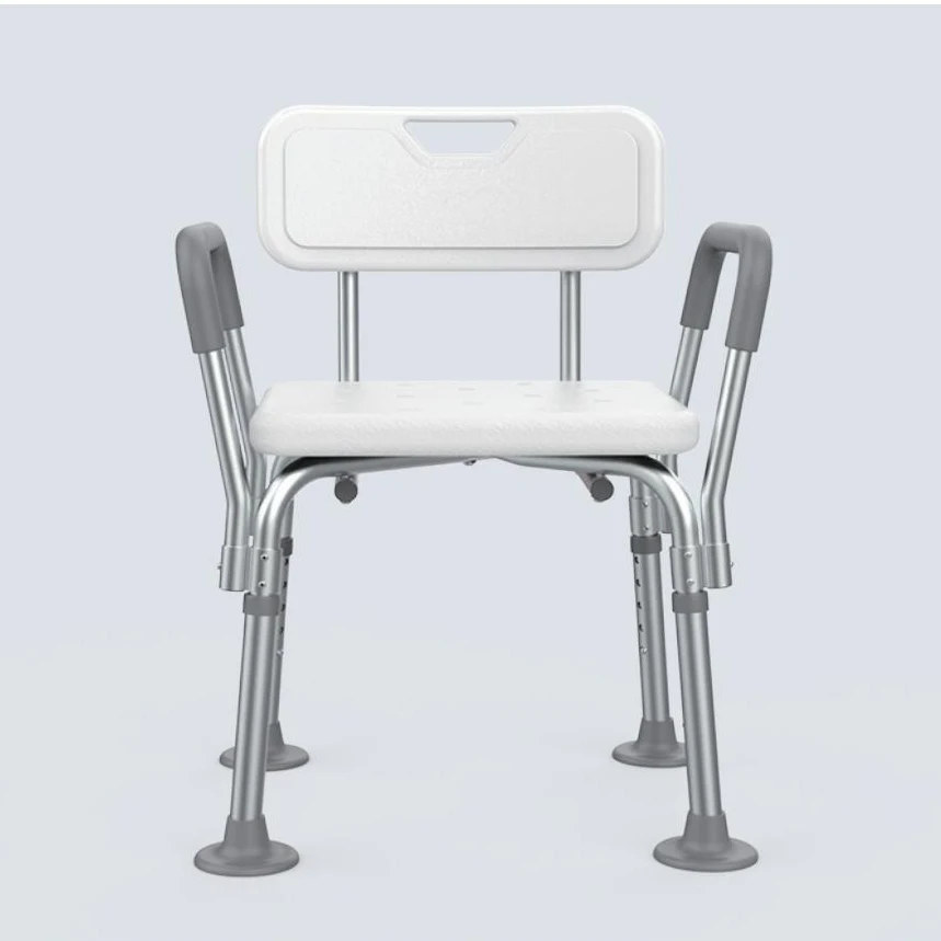 Hot Selling Cheap Aluminum Alloy Adjustable up and Down Eco-Friendly Multifunctional Shower Chair