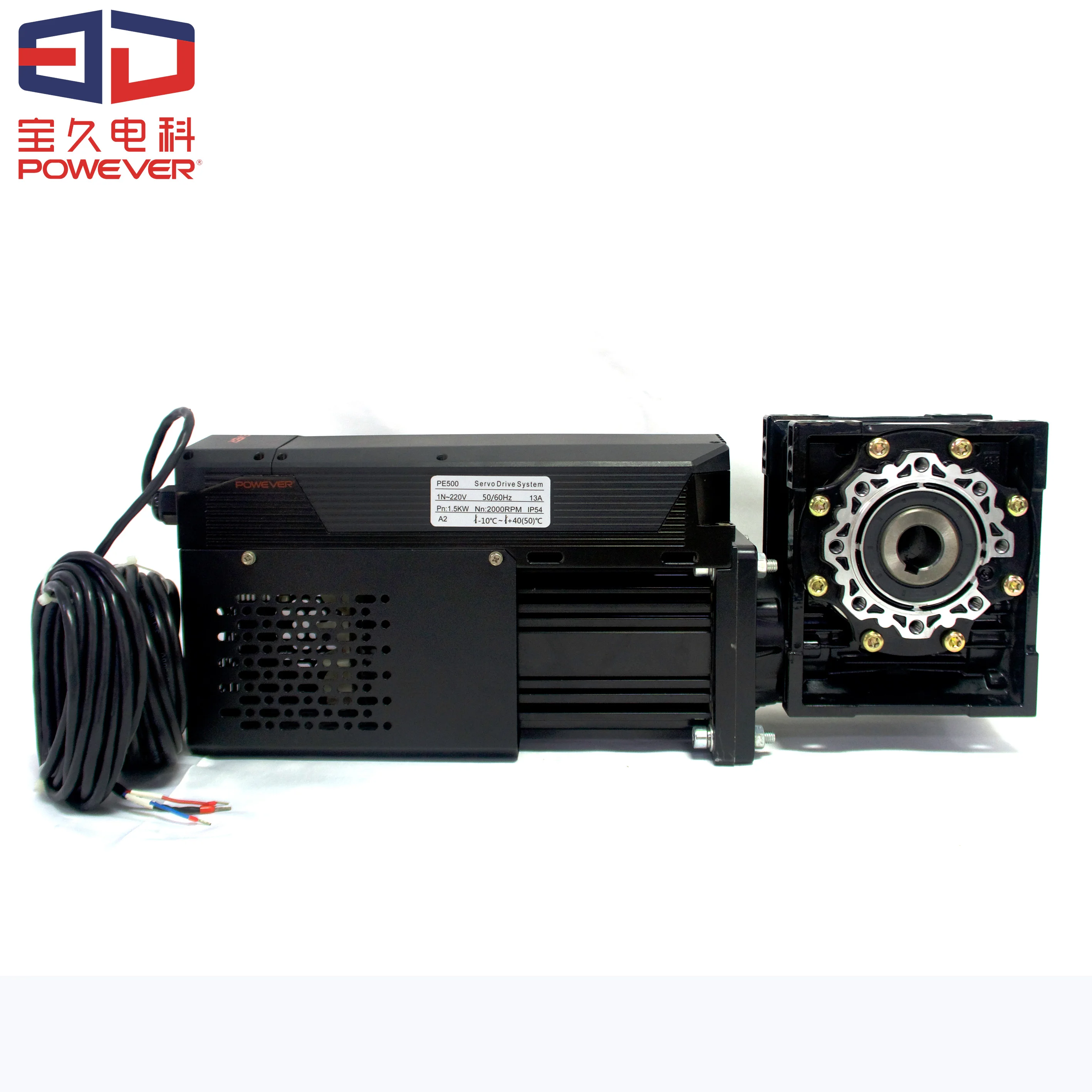 Easy Setting Automatic High Speed Door Opener System with A2 1500W Servo Motor and Worm Reducer, Energy-Saving CE Certificated