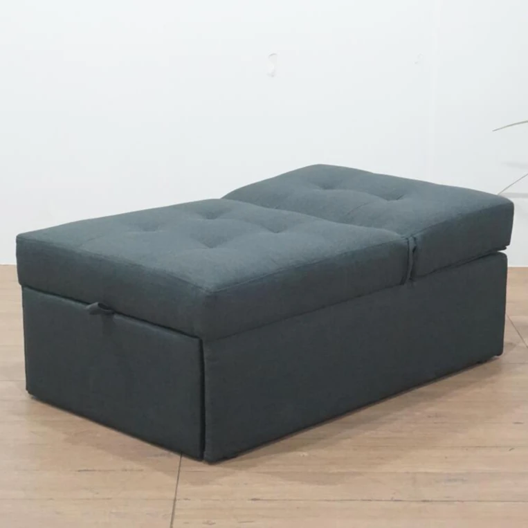 Folding Fabric Single Ottoman Chair Sofa Bed