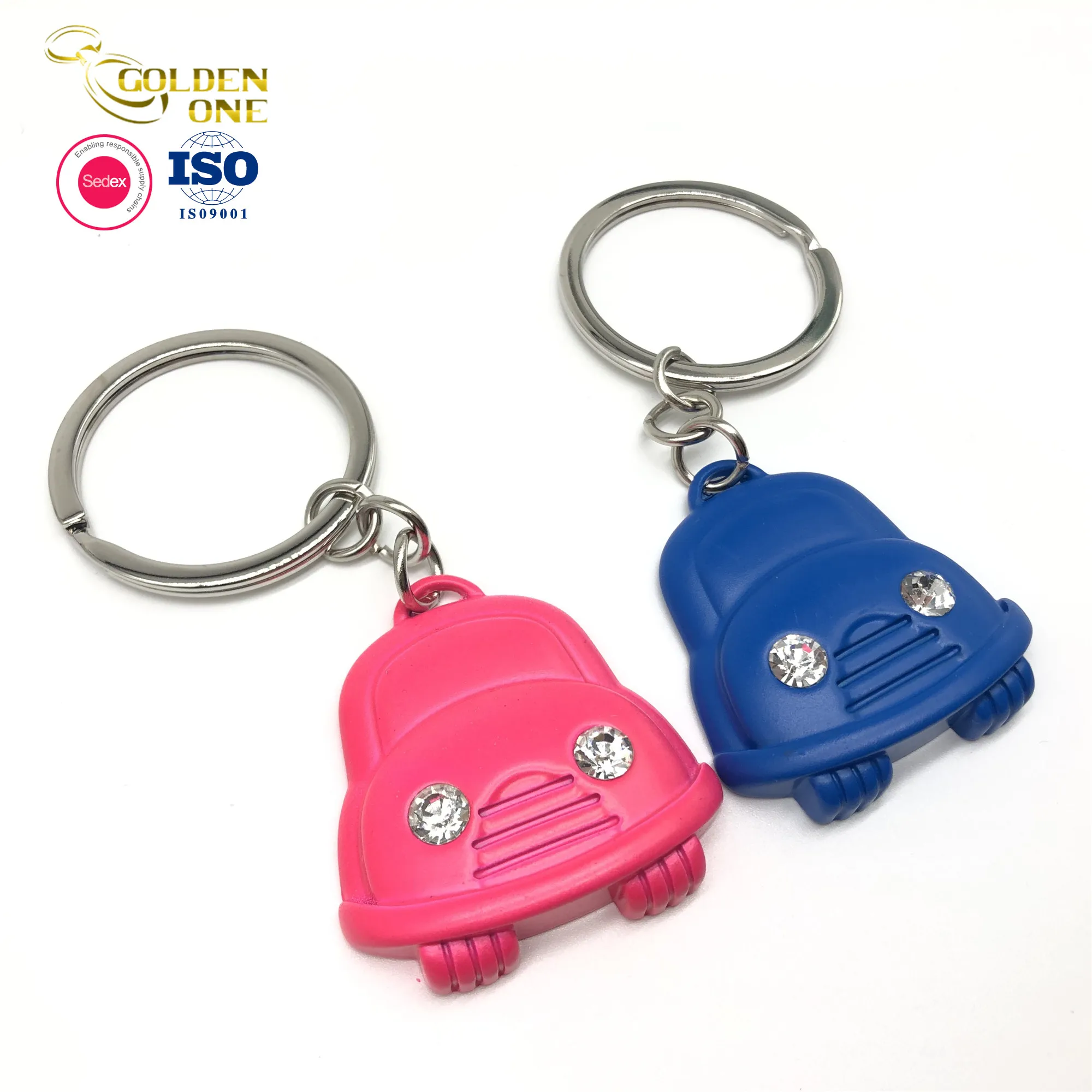 OEM/ODM Exclusive Design Custom Keychain Manufacturer Made Metal Alloy Bag Keychains Innovative Whistle Key Chain for Men