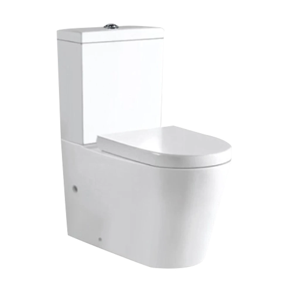 Bathroom Ceramic WC Wash Down Two Pieces Toilet Hot Sale Sanitary Ware High Quality Floor Mounted Gravity Water Close set Toilet