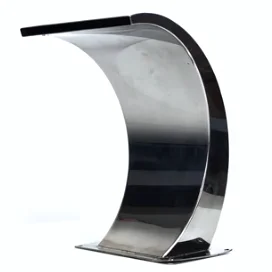 Factory price Stainless Steel Swim Spa Pool garden Waterfall Features outdoor For Pools