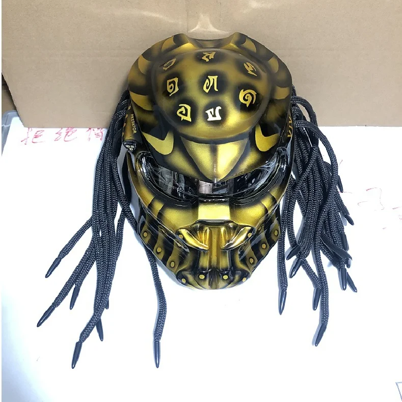 Motorcycle Full Helmet predator Outdoor Helmets predator alien Sports Car Cool Motorcycle Helmet