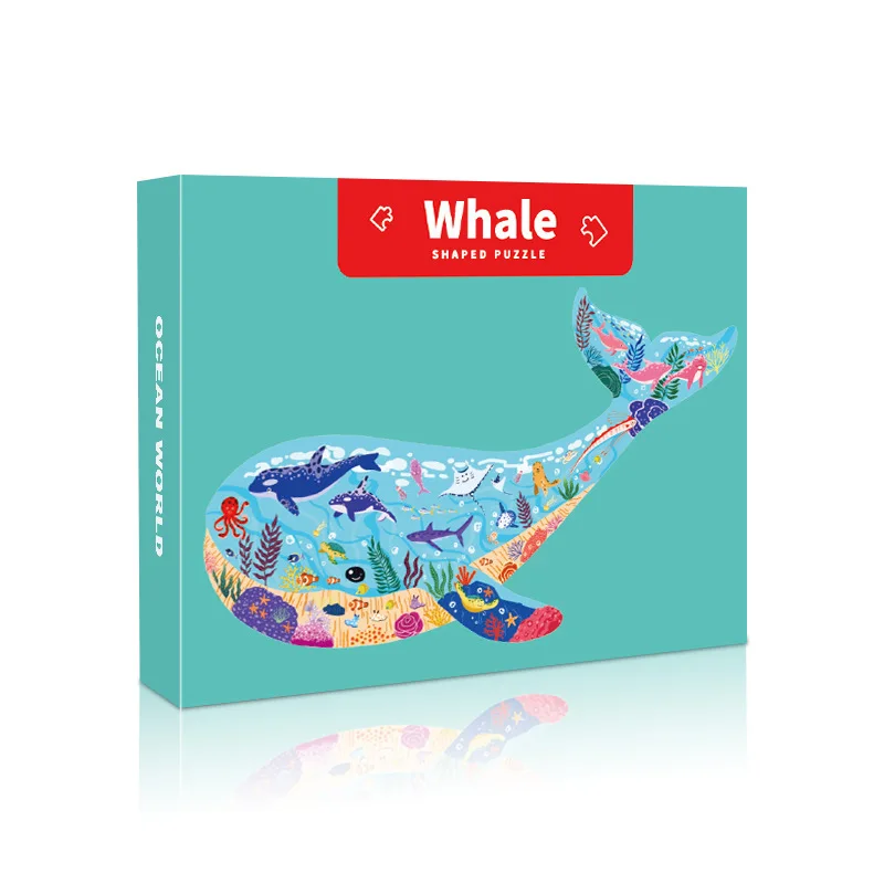 YM-Y152 Creative special shaped animal puzzles for children early education cartoon puzzles