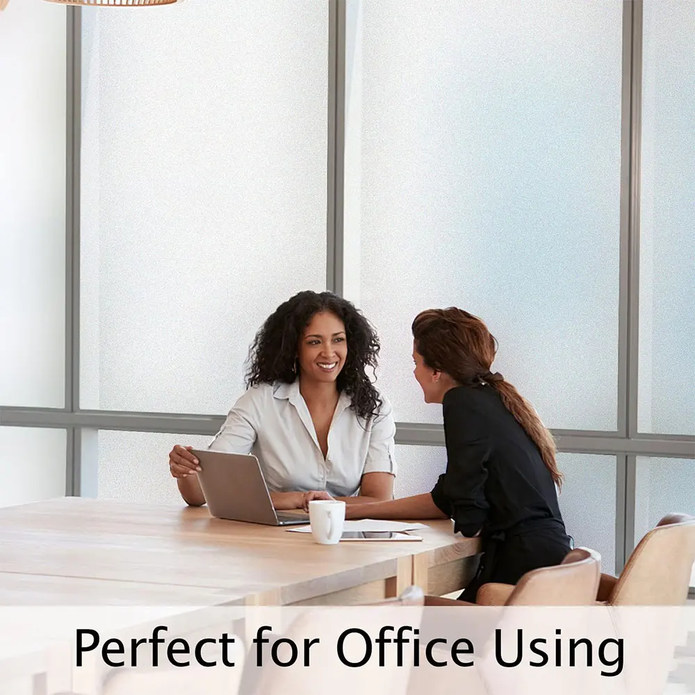 High quality strong glue white matte window film decoration white frosted film privacy protect opaque glass window building film