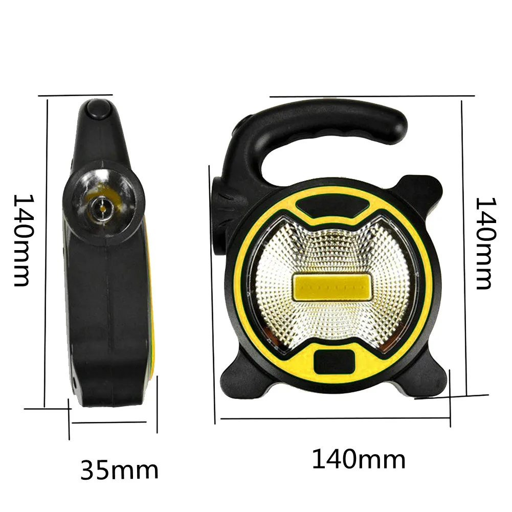  Portable Lamp 3W COB Camping Mini Light Outdoor led searchlight