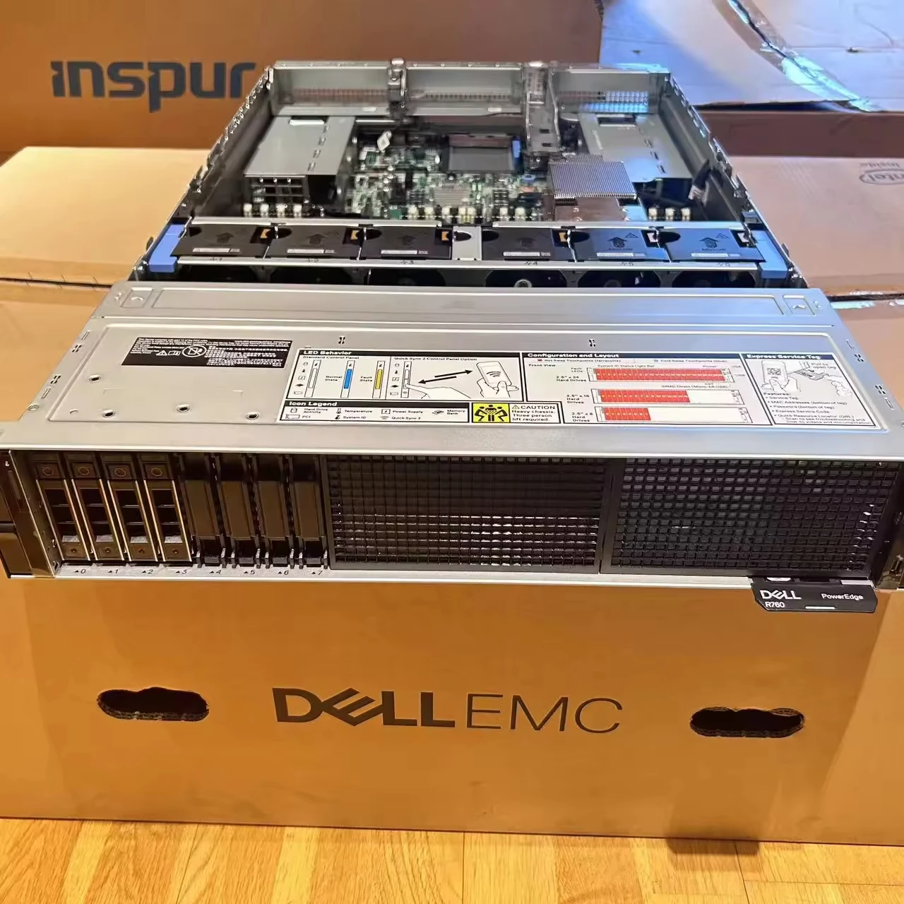 Original dells PowerEdge R760 2U Rack Server network server r760  in Stock