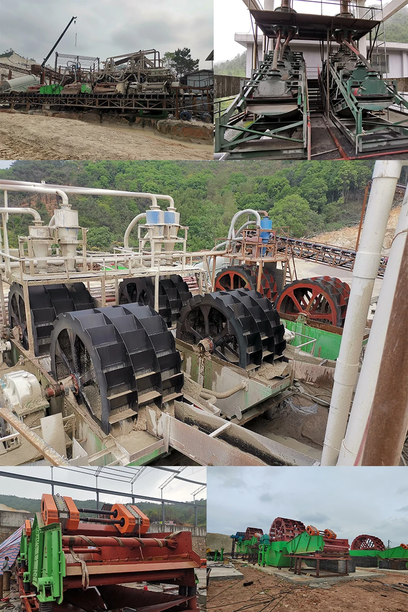 Double Spiral Sand Washer Low Power Consumption Screw Sand Washer Mobile Sand washer