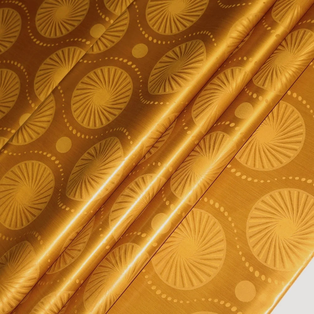 Manufacture Wholesale Bazin Riche Original 2024 Cotton Shadda 160CM Width African Jacquard Fabric High Quality Guinea Brocade