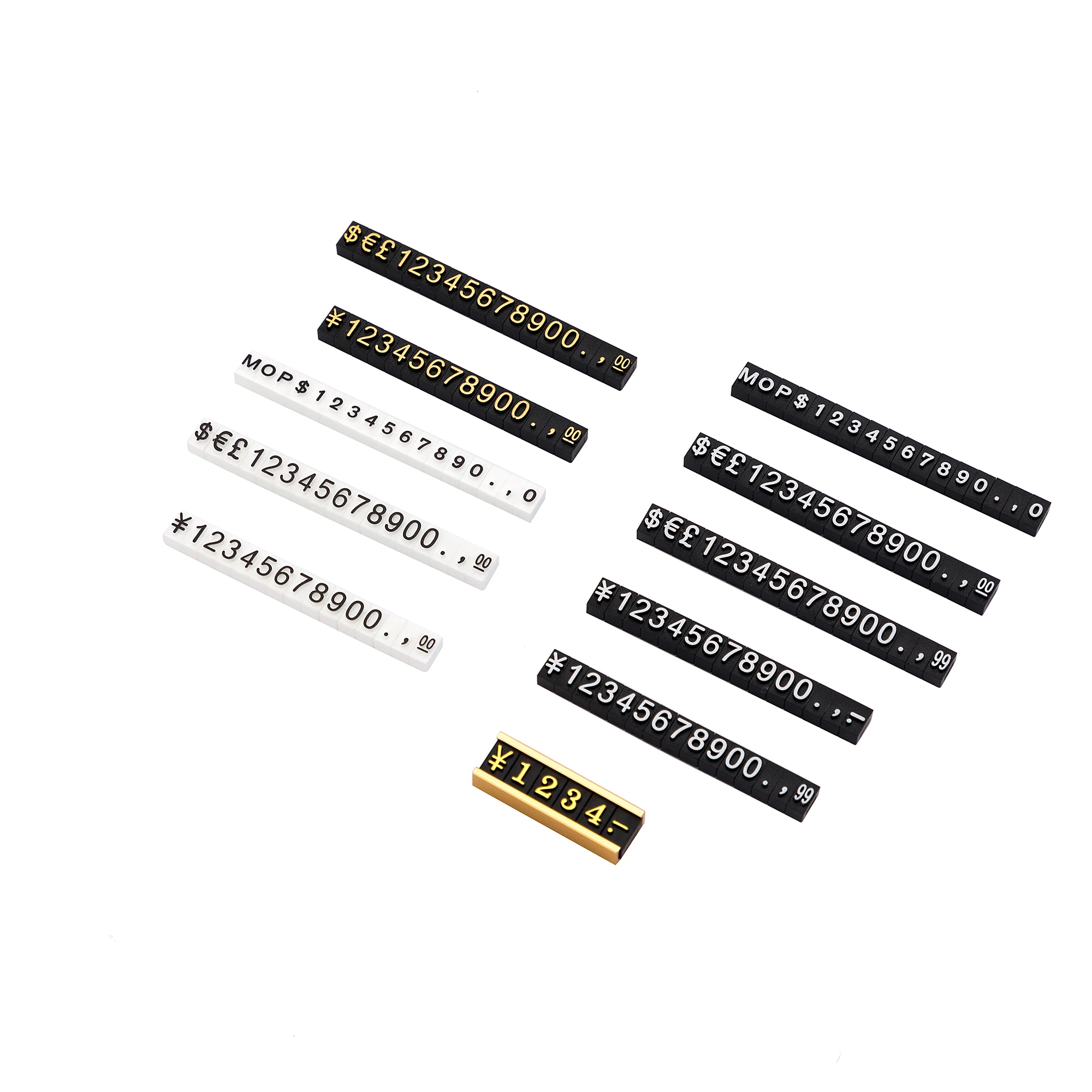 Jewelry Watch Display Rack Plastic Cube Pricing Tags for Shops Specializing in Tobacco Wine Flowers Shoes Bags Art