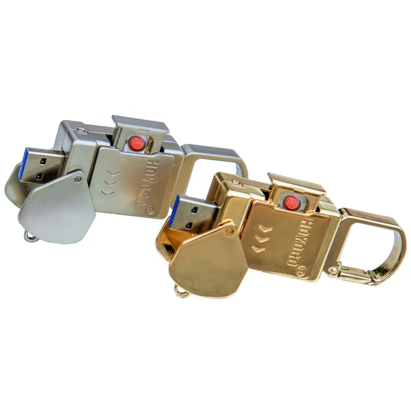 Wholesale Multifunction Rechargeable Electronic Windproof LED USB Keychain Cigarette lighter