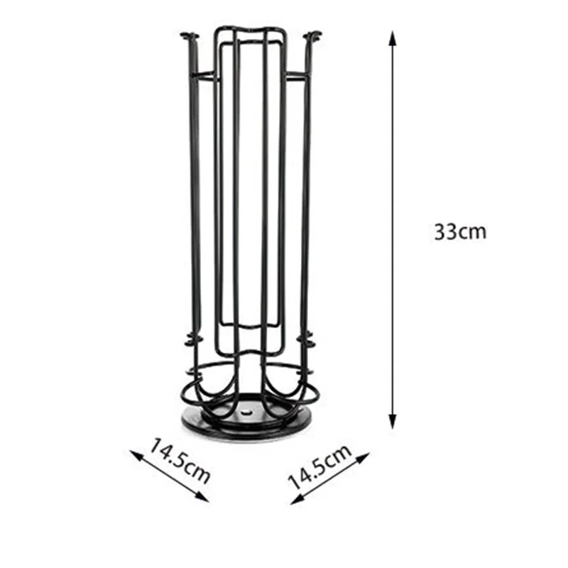 New Product Ideas 2024 Coffee Pod Holder 360-Degree Rotatable Espresso Pods Capsules Stand Storage Rack Single Serve