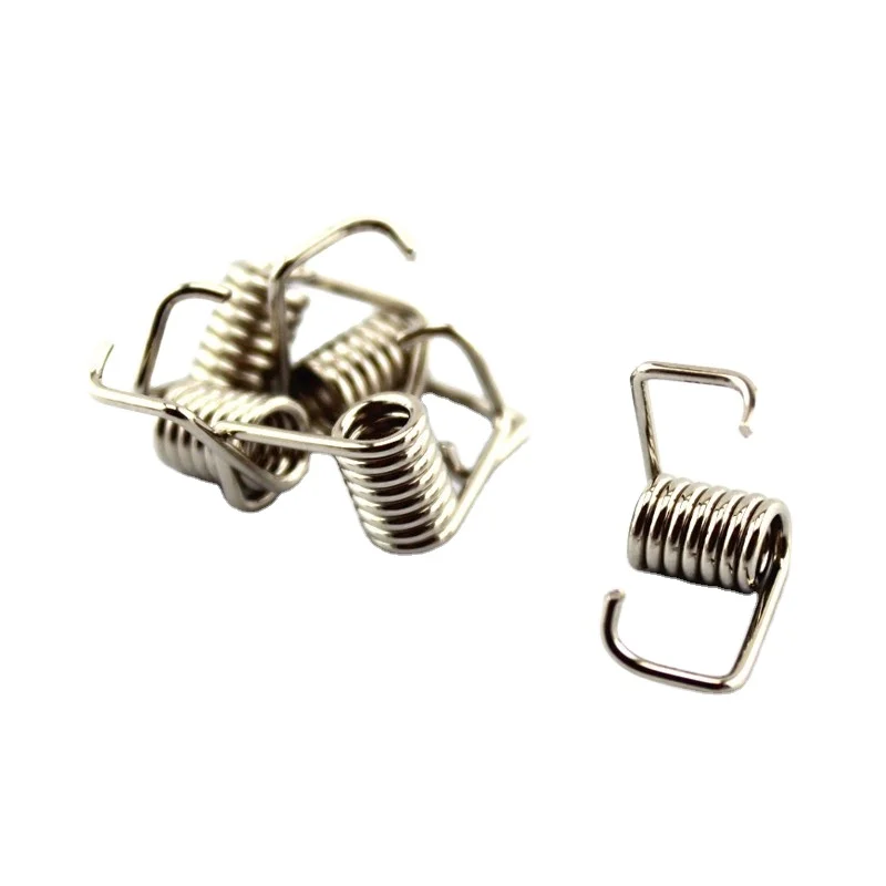 Custom Factory Cotter Metal Spring   Coiled Style Flat Metal spring Clips High quality metal compression spring with coils