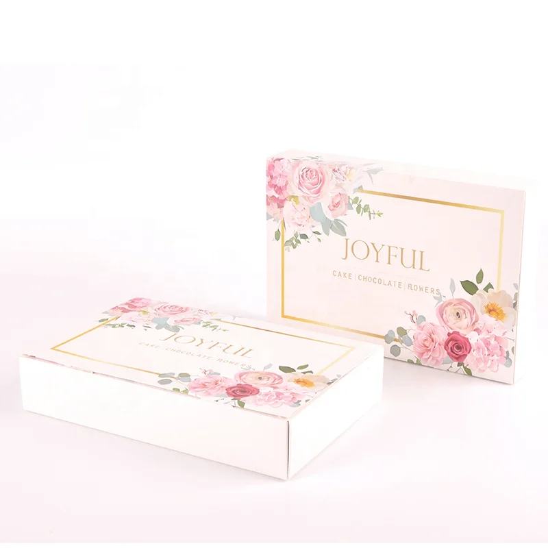 Size Customization Pastry Baking Food Packaging Take Out Cake Box Separate Lid and Bottom Cover