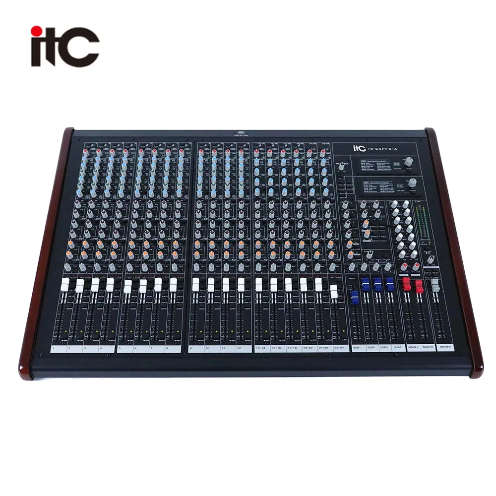 
High quality 24 channel digital usb audio mixer console som profissional dj mixer audio sound mixer 