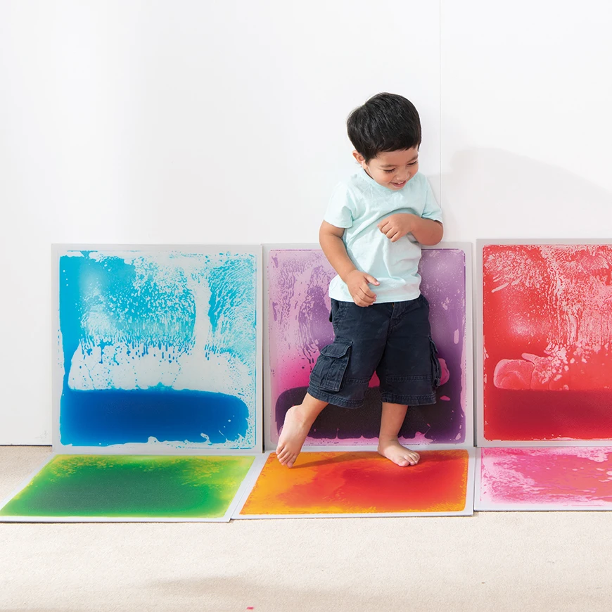 EDUsense Sensory Integration Original Design Relief Stress Anxiety Autism Toys Educational Liquid Floor Tile Sensory Mat