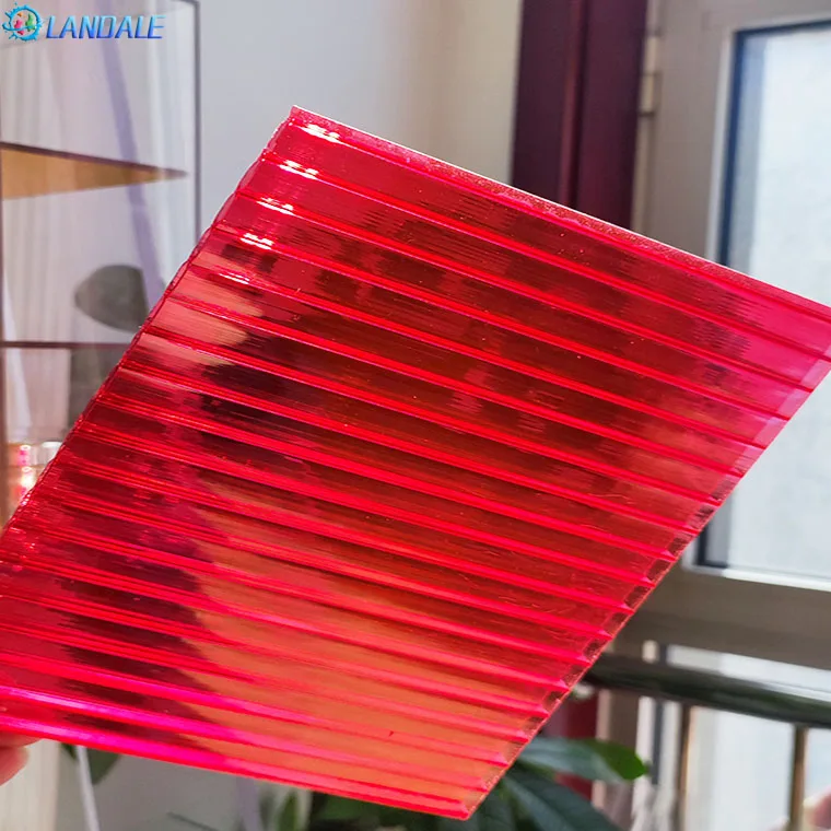 Polycarbonate hollow plate flame retardant suitable for outdoor rain shade PC board manufacturers