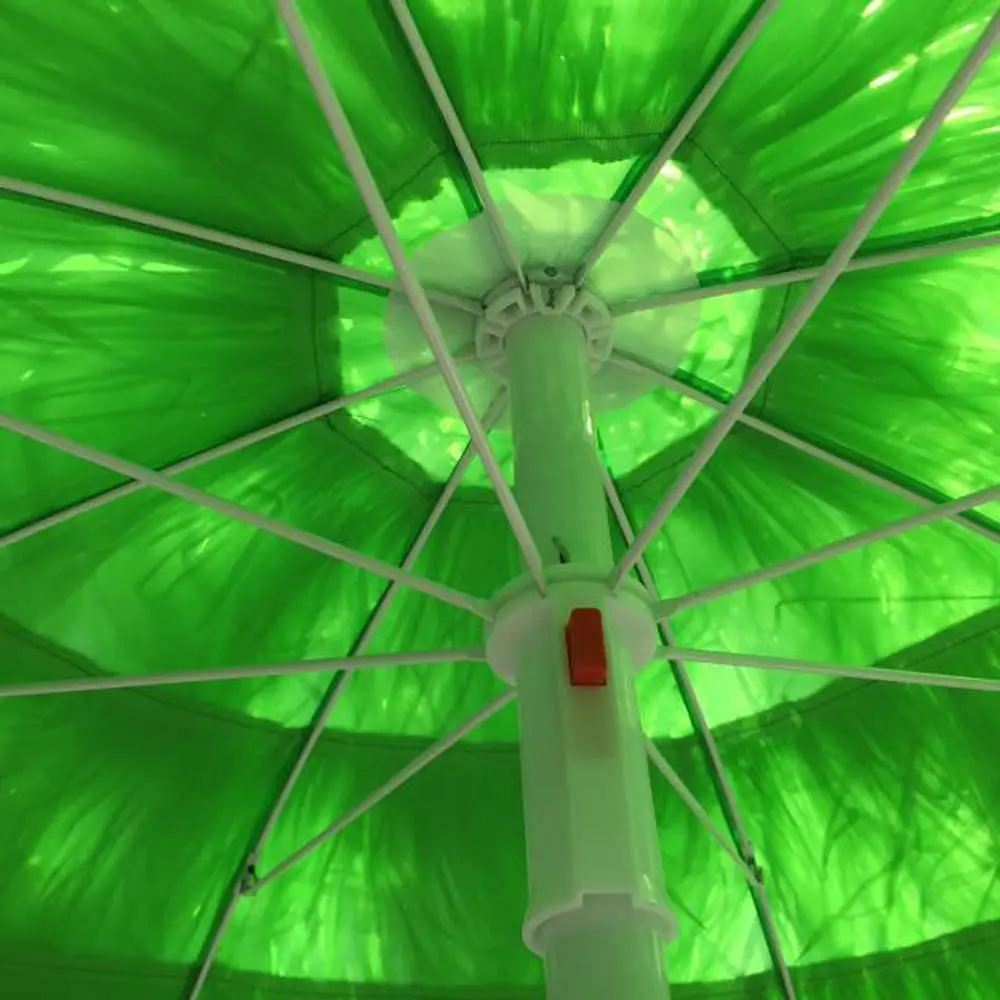 Hawaii Plastic PP Straw Outdoor Beach Umbrella With Tassel