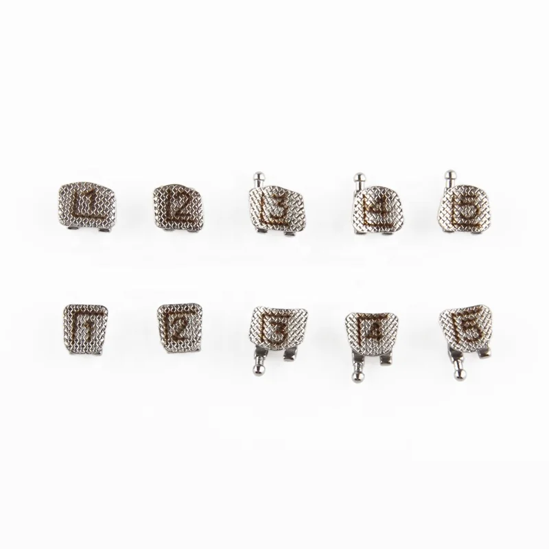 Dental Factory Orthodontic Stainless Steel Braces CNC Roth 0.022 Bondable Mini Orthodontic Brackets