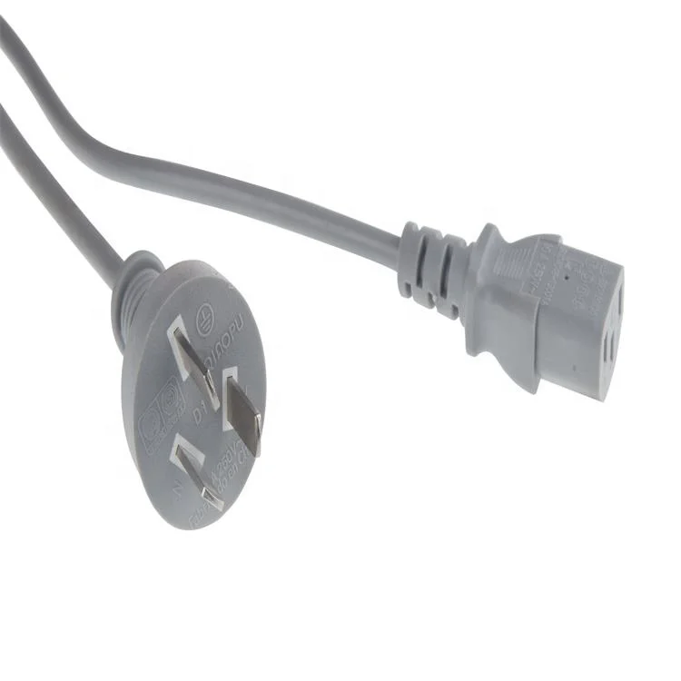 New Design IRAM 2073 approved D11 250V 10A Argentina 3 core plug power cable