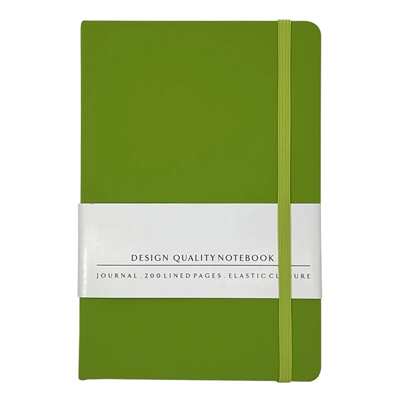 Simple design wholesale custom logo diary business gift leather notebook