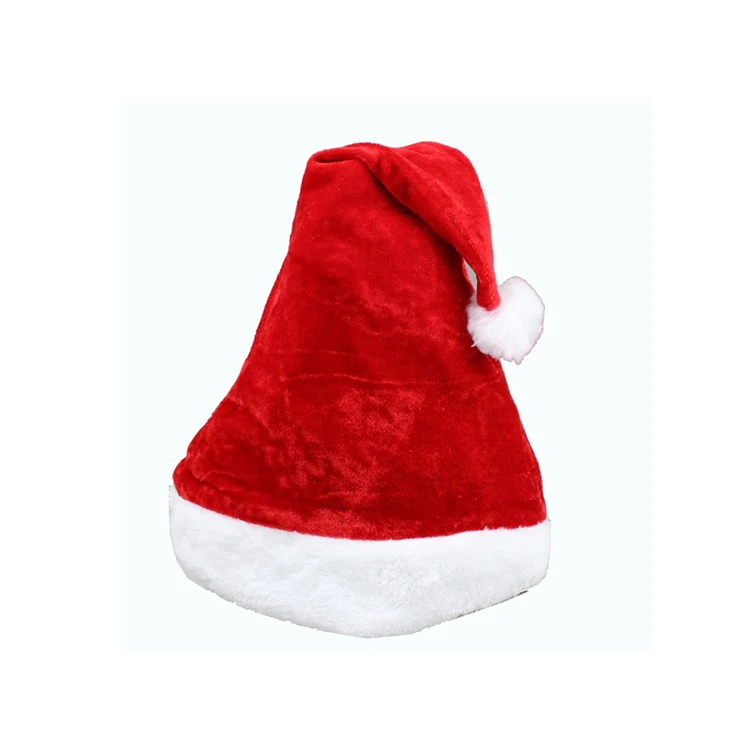 Custom design door window christmas santa claus hat cap curtain