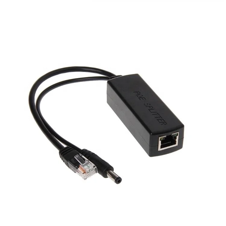 48V to 12V Active Isolated PoE Splitter IEEE802.3af/at 12v 2a Waterproof Gigabit POE Splitter for IP Camera