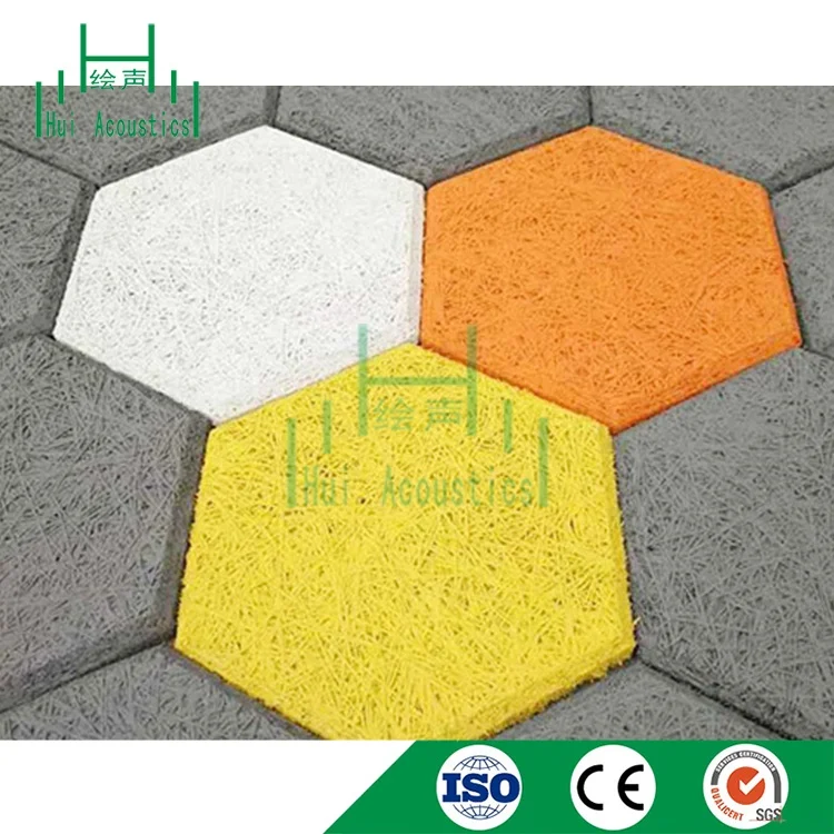 Wood Wool Cement Acoustic Silencer Restaurant Wood Panels Wood Wool Ceiling Access Panel