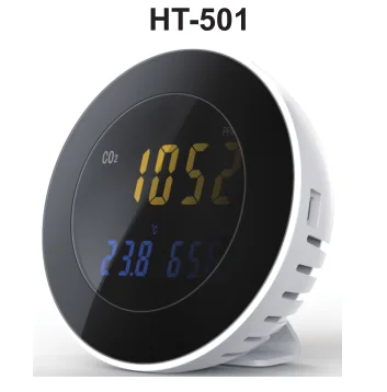 HTI OUTEST HT-501 3 в 1 Co2 метр углекислый газ детектор цифровой портативный детектор утечки газа анализатор co2 монитор тестер