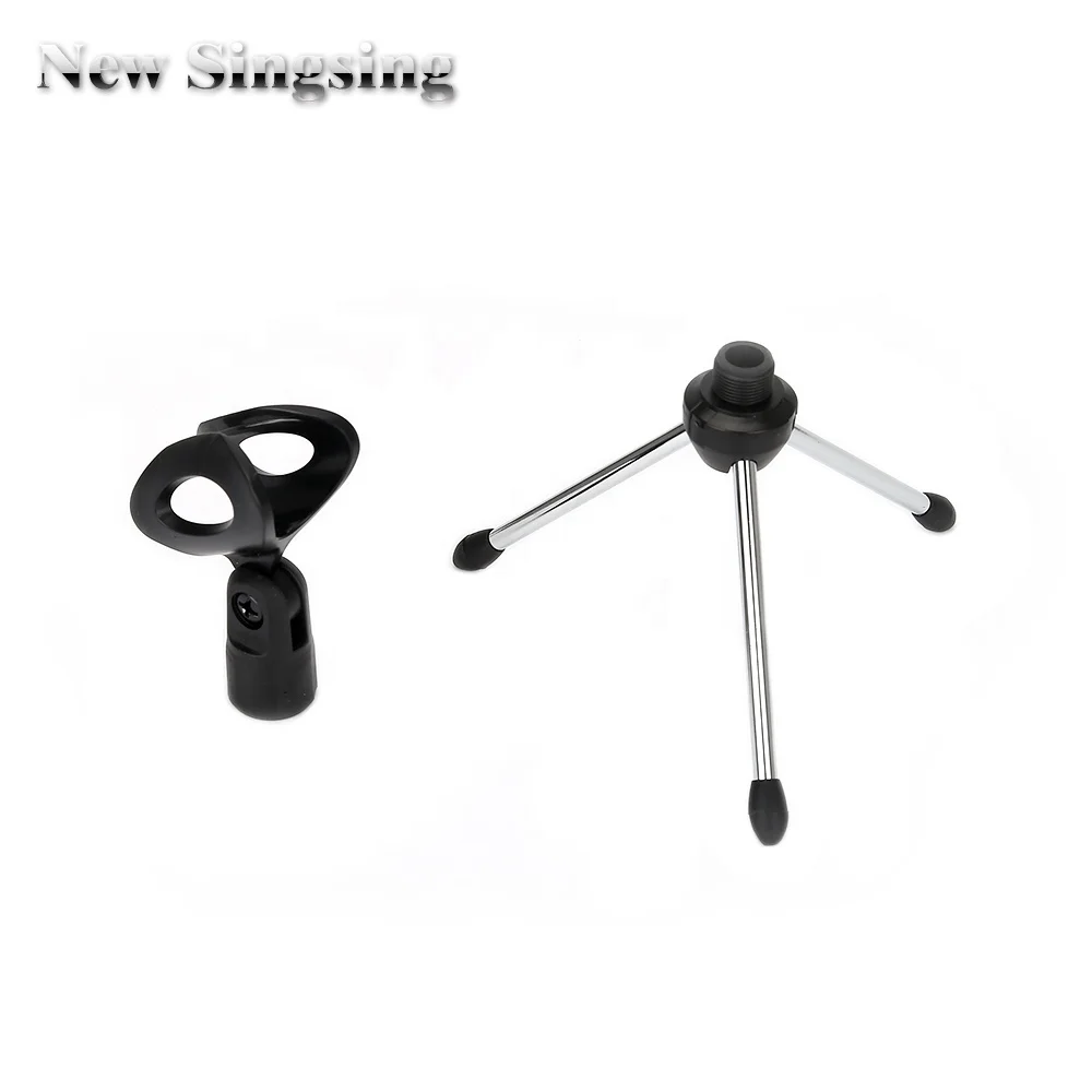 High quality studio tripod table microphone stand desktop mic holder