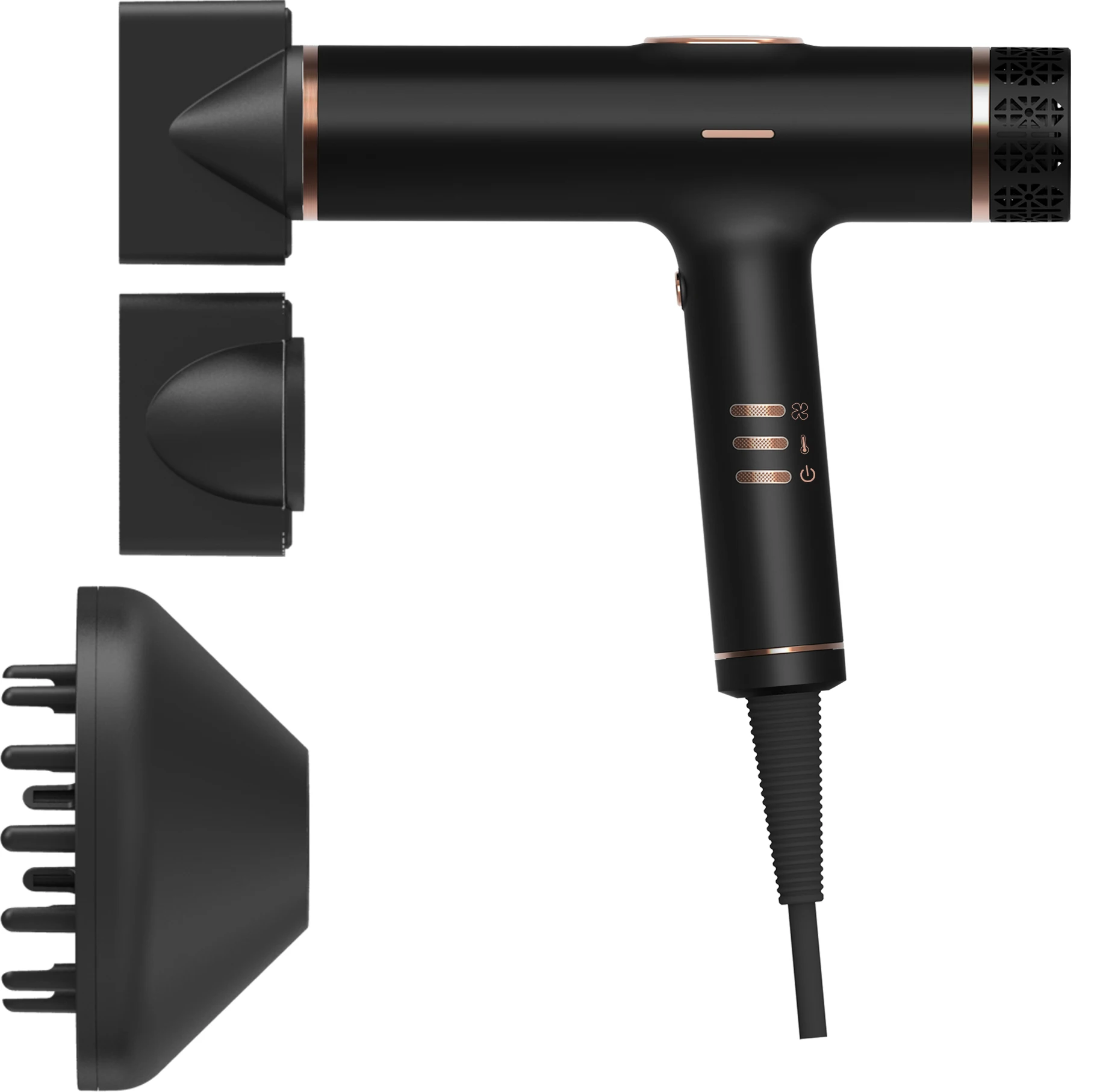 Hairdryer Mini Portable Wall Mount One Step Professional Salon Blow Negative Ion Hair Dryer