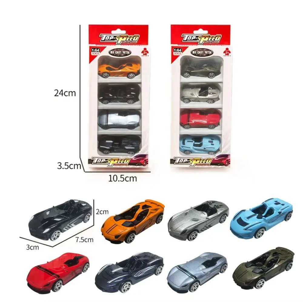 Wholesales 1:64 pull back die cast car toy sliding emulation alloy model vehicle