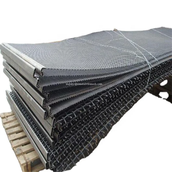 cheap Mine galvanized Screen Mesh or Stainless steel Crimped Wire Mesh sand gravel crusher Hooked Vibrating wire mesh