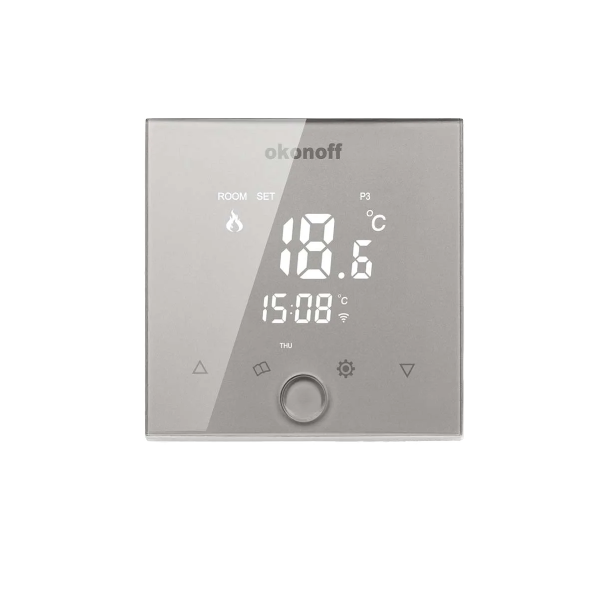 X7-PE-WIFI Wifi underfloor heating white thermostat