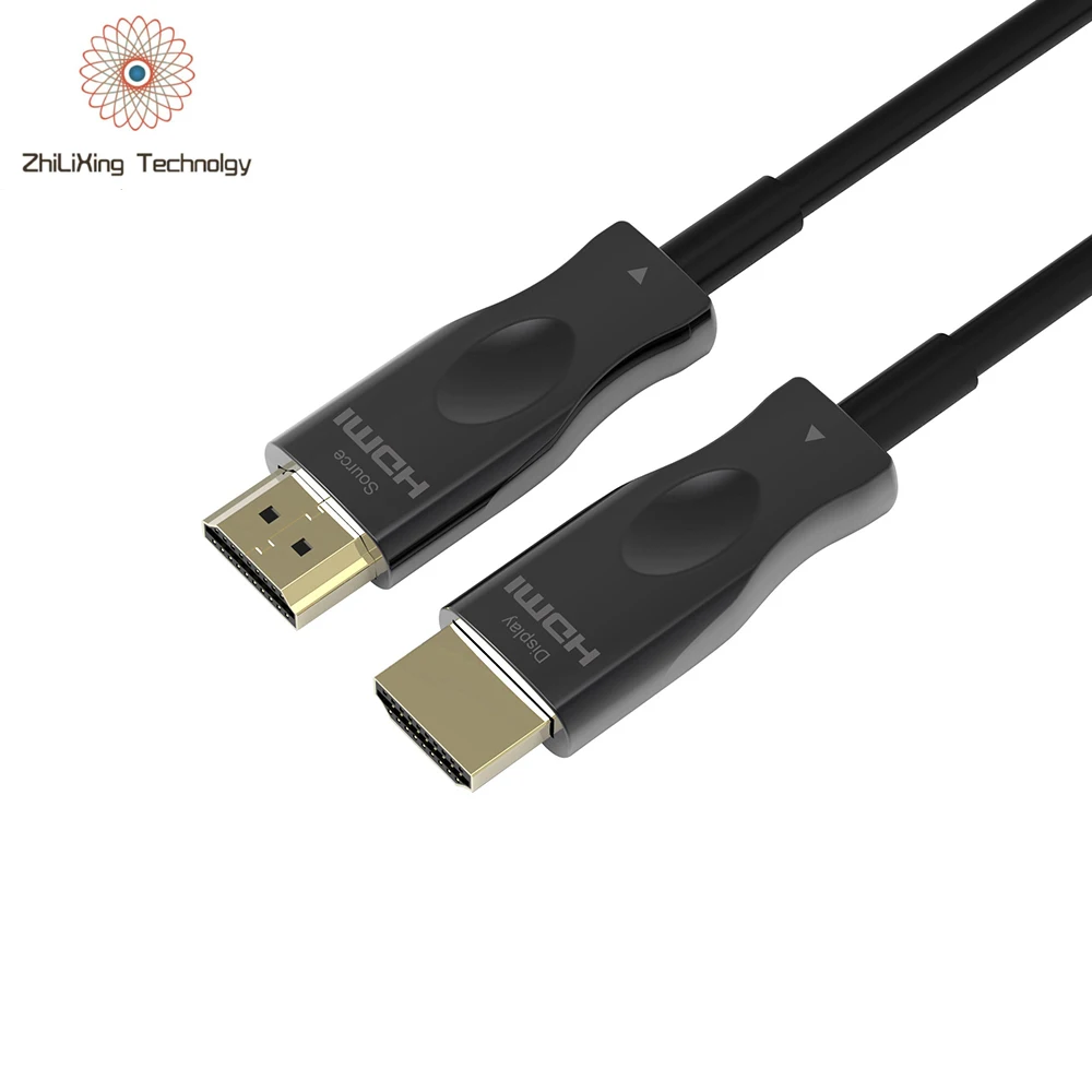 4K HDMI Fiber Optical Cable 100FT, HDMI 2.0 Cable 18Gbps 4K@60Hz ARC CEC HDCP High Speed Slim HDMI Cable