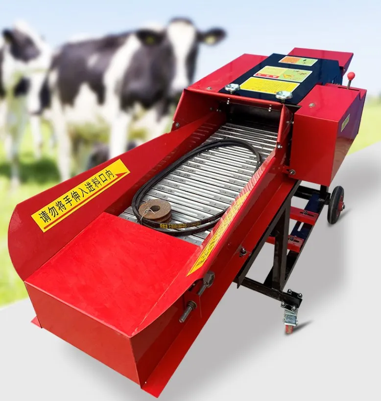 Multifunctional silage shredder chopper machine / Animal feed straw chopper / Farm hay grass chaff cutter grinder machine