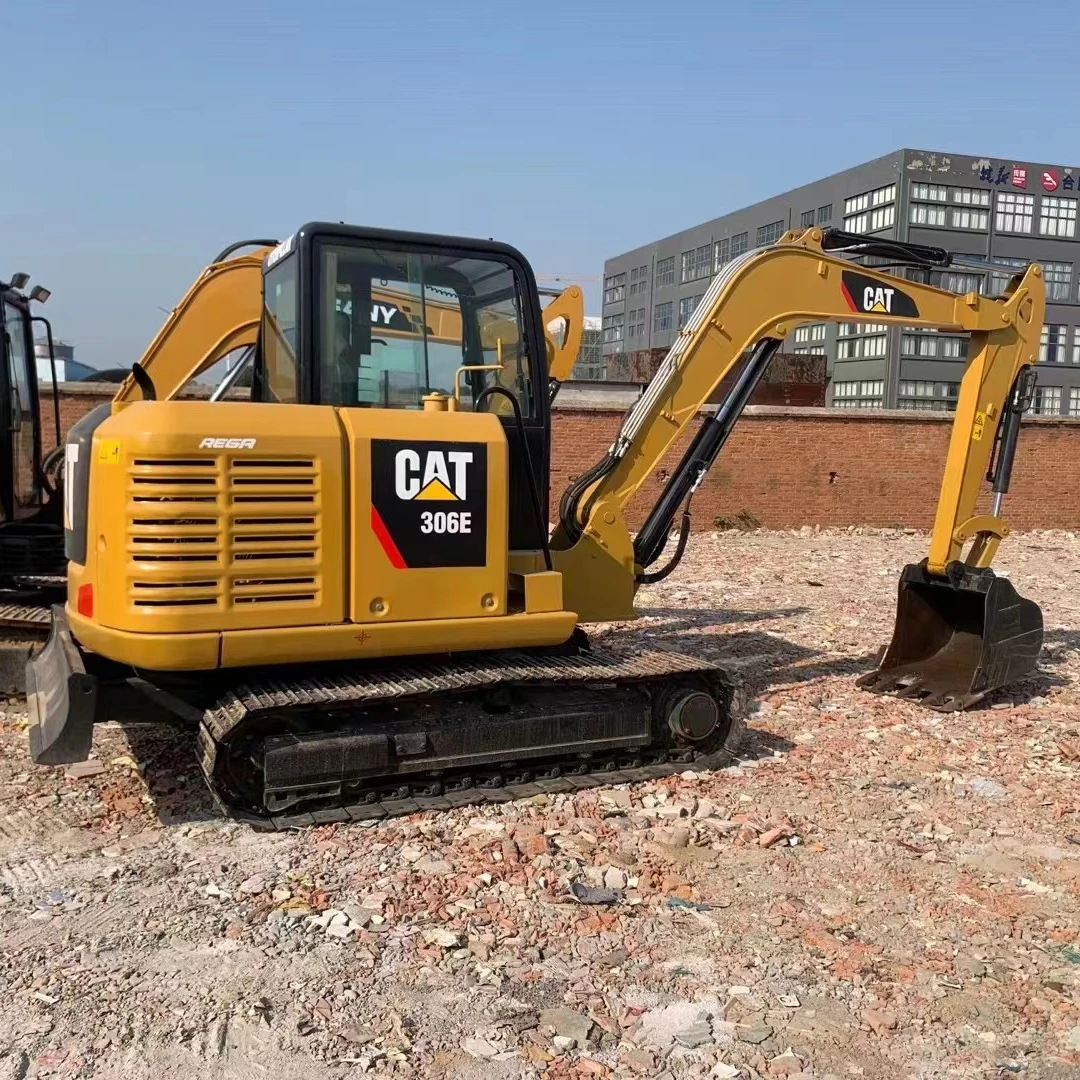mini 6ton small machinery used Japan used cat 306e2/306e/306/306d/306d2 excavator Caterpillar digger for sale at cheap price