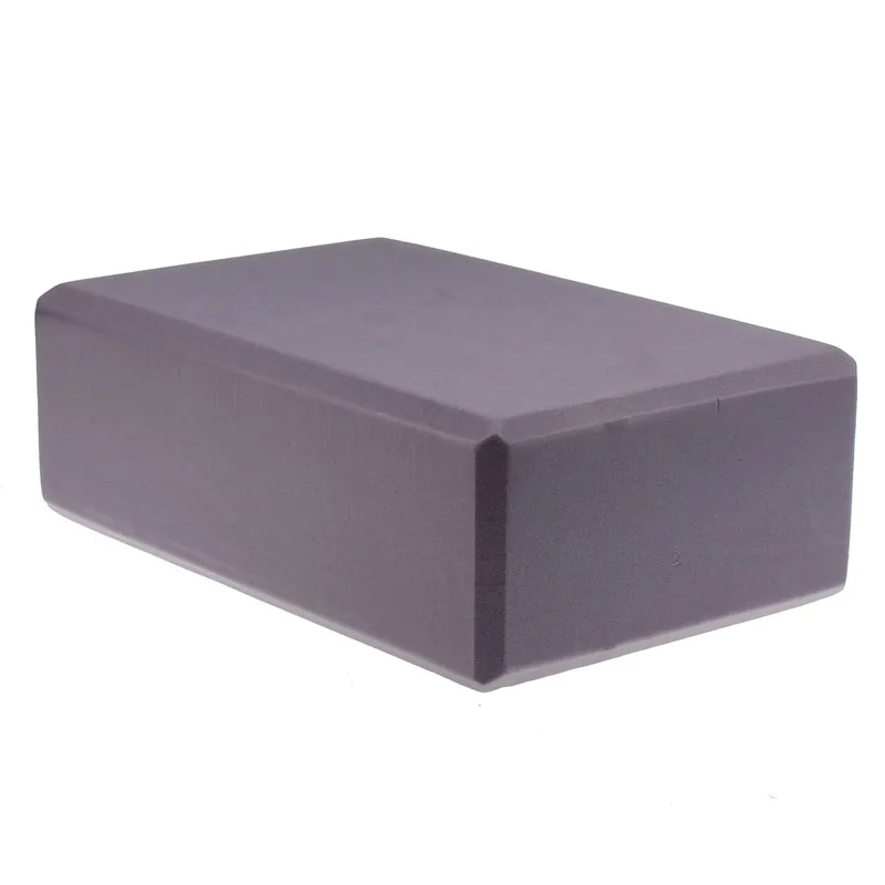 OEM Wholesale High Quality Non Slip Waterproof Engraved Eco Friendly EVA Foam Grey Color Yoga Blocks