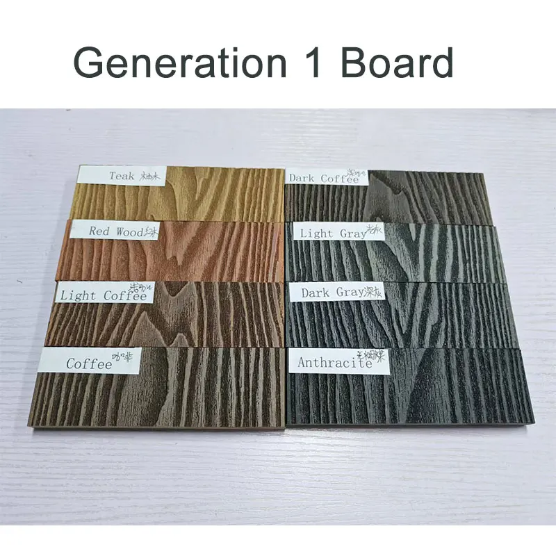 Outdoor 6x8 Feet Waterproof WPC Garden Fence Wood Plastic Composite Fencing Panel