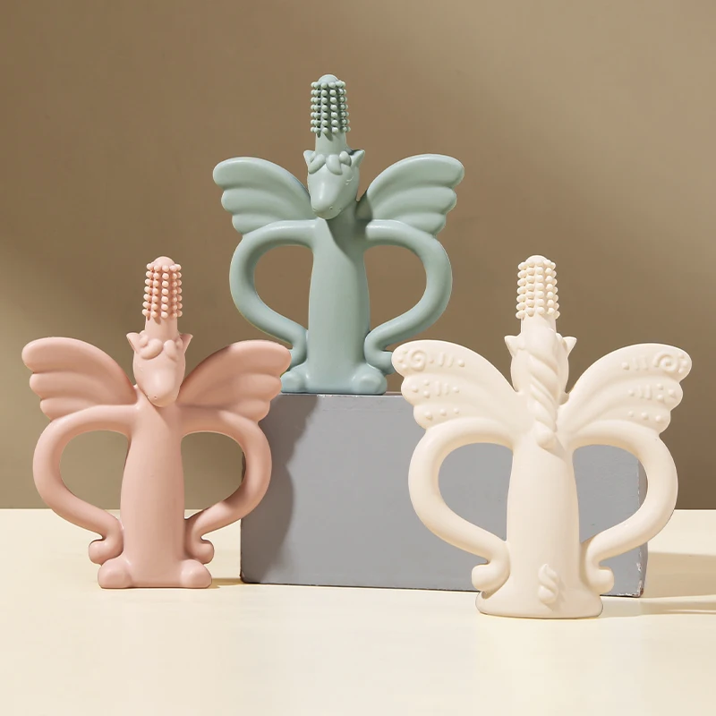 New Arrivals Bpa Free Gift Box Set Teether Silicone Removable Chewing Silicone Hand Teether