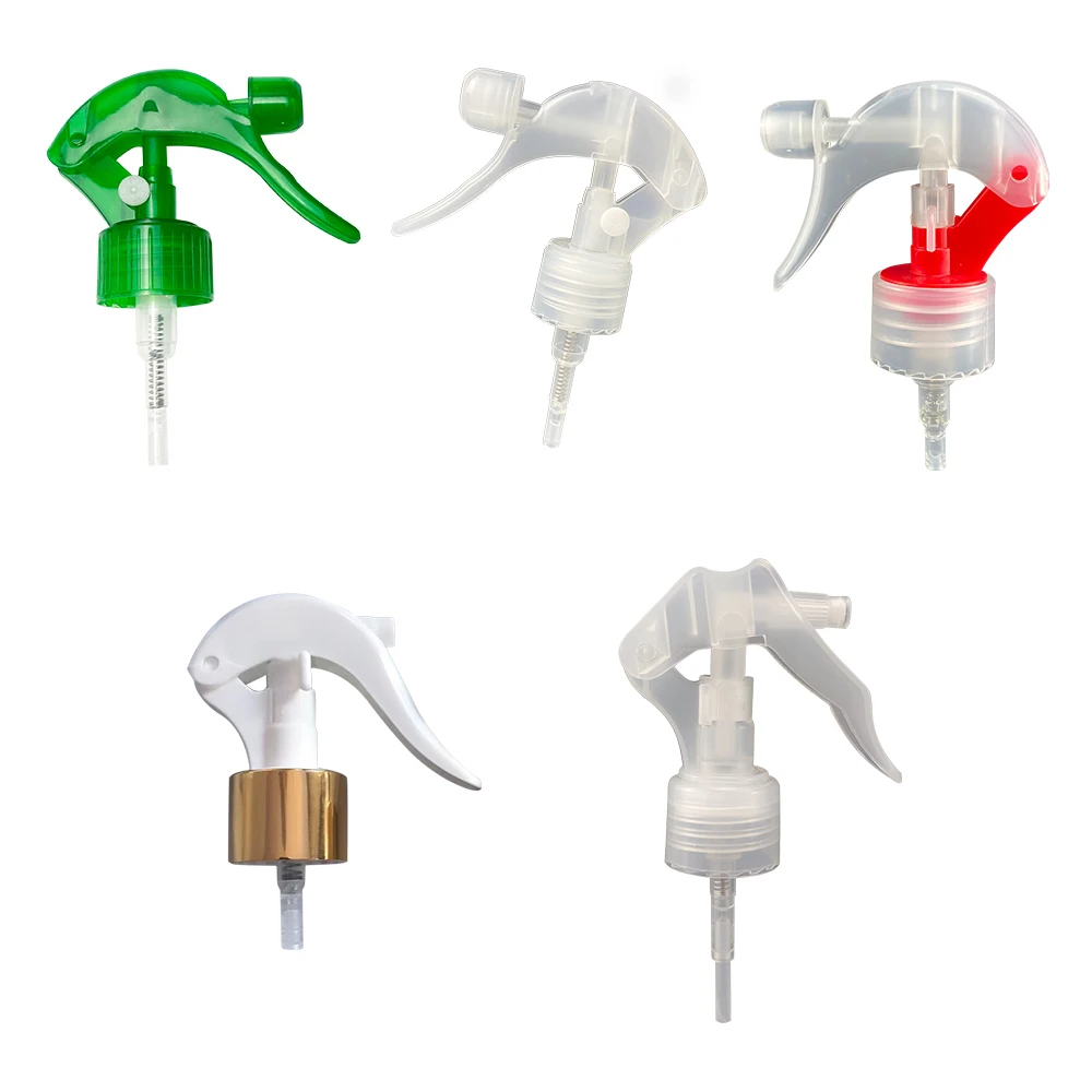 Small Trigger Sprayer 20/410 24/410 28/410  Smooth Collar Ribbed Collar MiniTrigger None Stainless Steel for Perfume Bottle