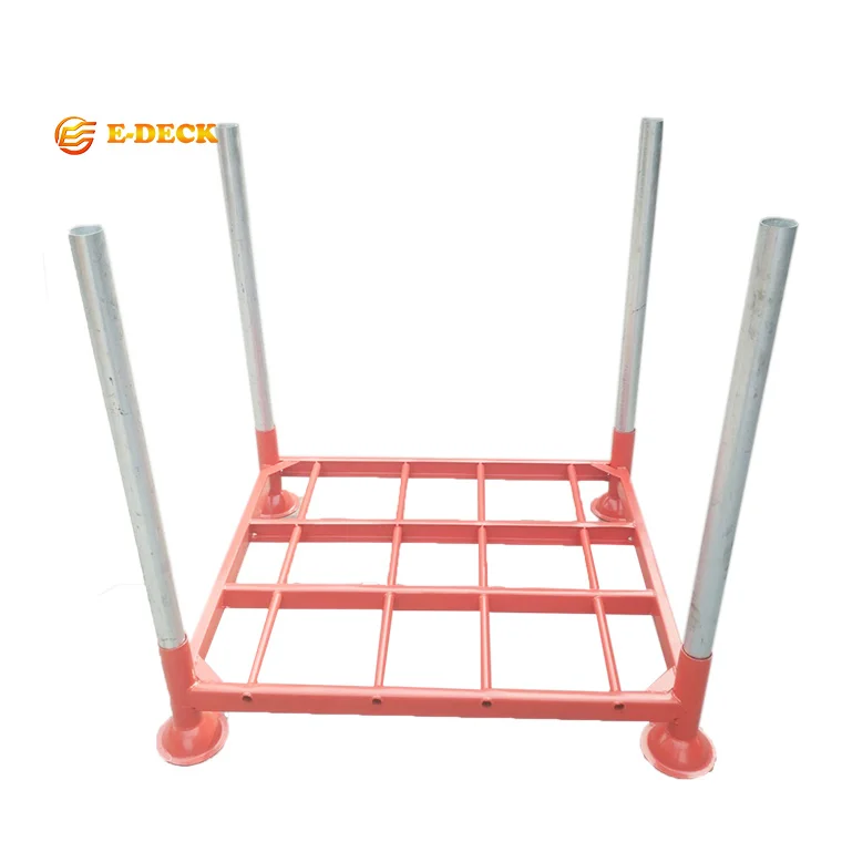 High Quality Industrial Q235 Steel Pipe Stacking Storage Pallet Converter